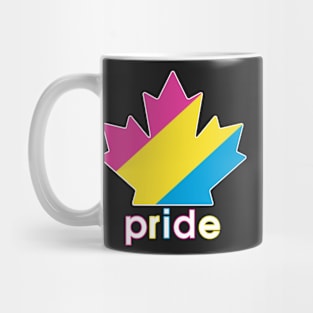 Pansexual Pride Maple Leaf Mug